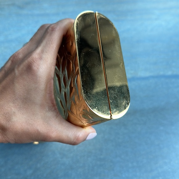Edie Parker Gold Clutch